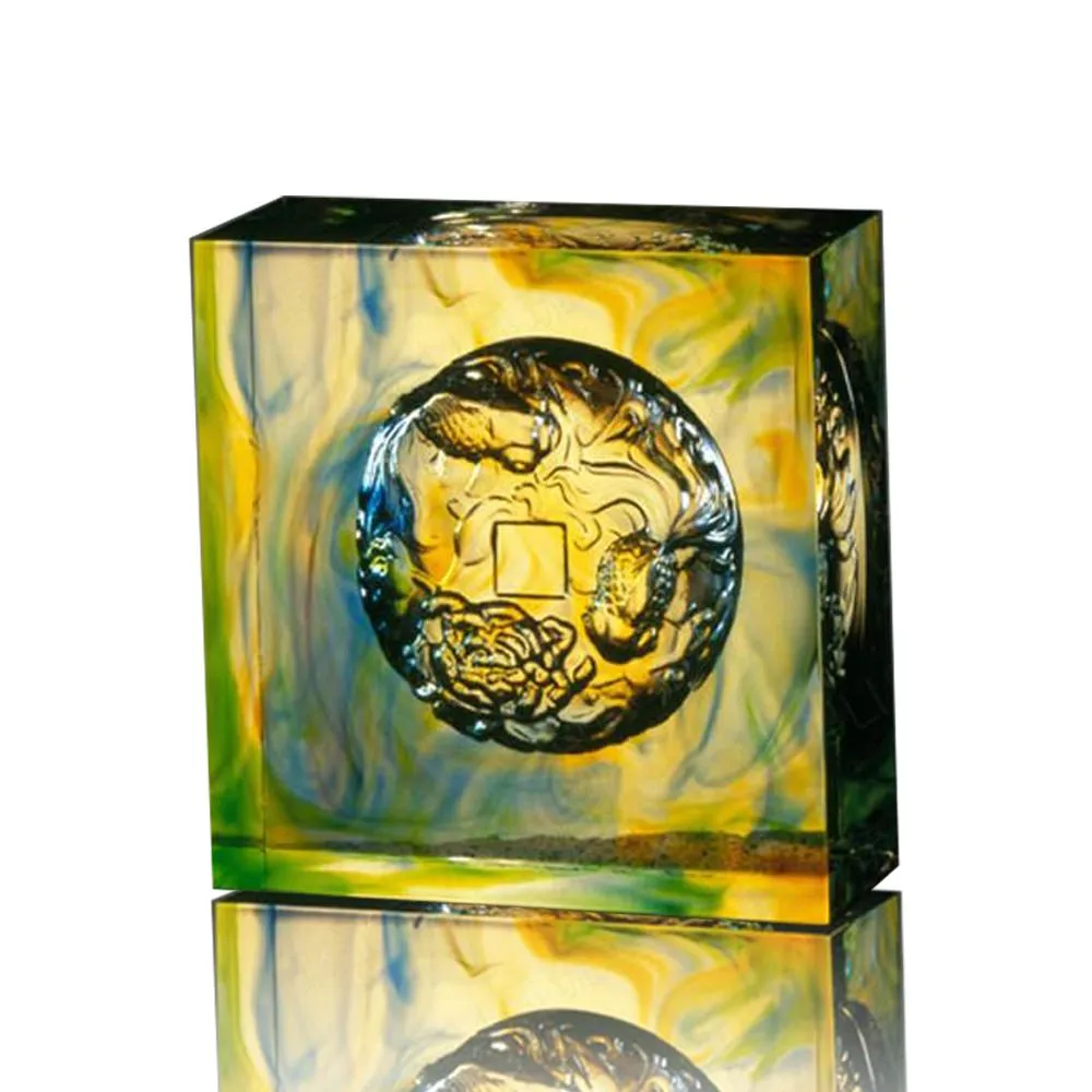 Crystal Fish, Goldfish, Prosperity Abound