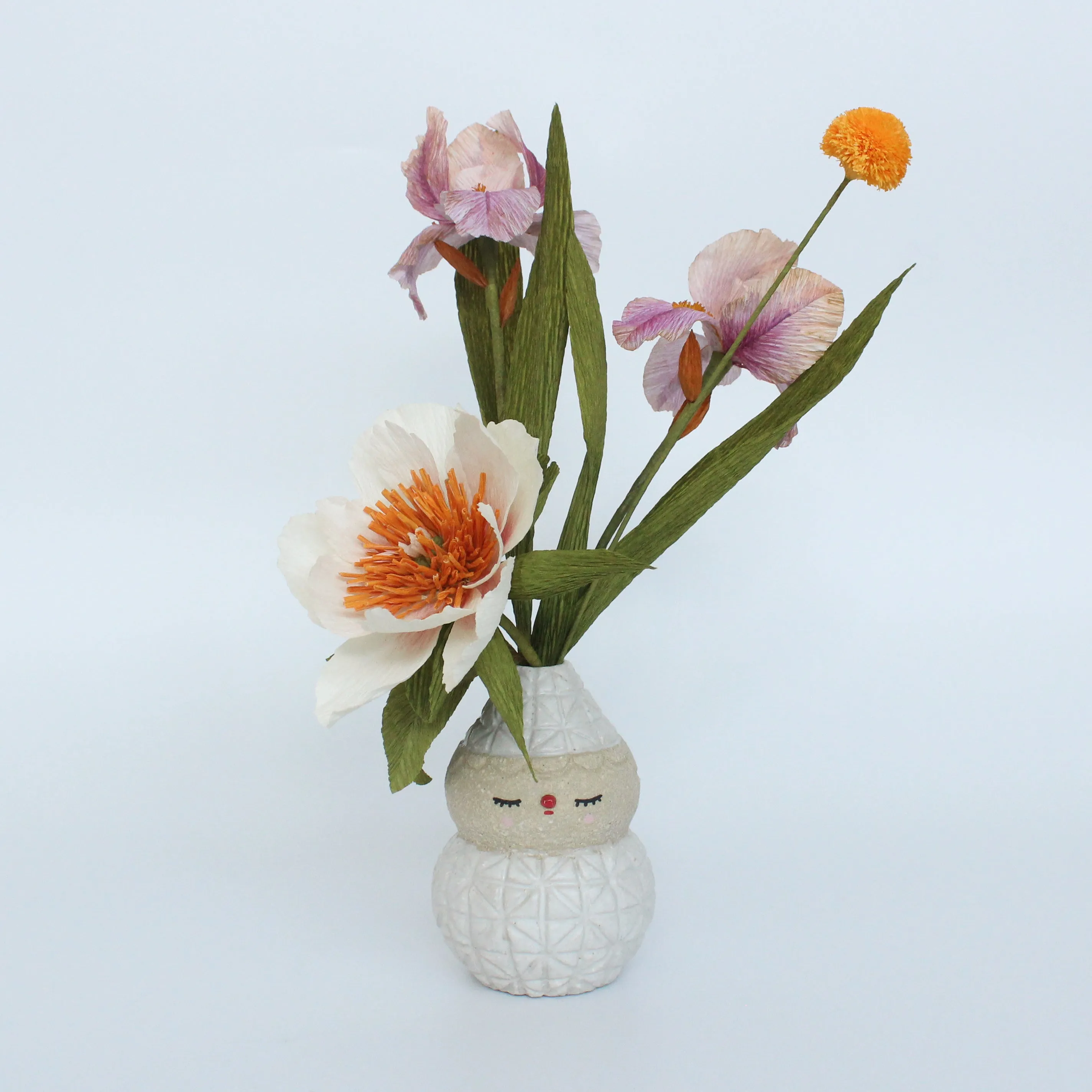 Crystal Pierrot   Paper Flowers