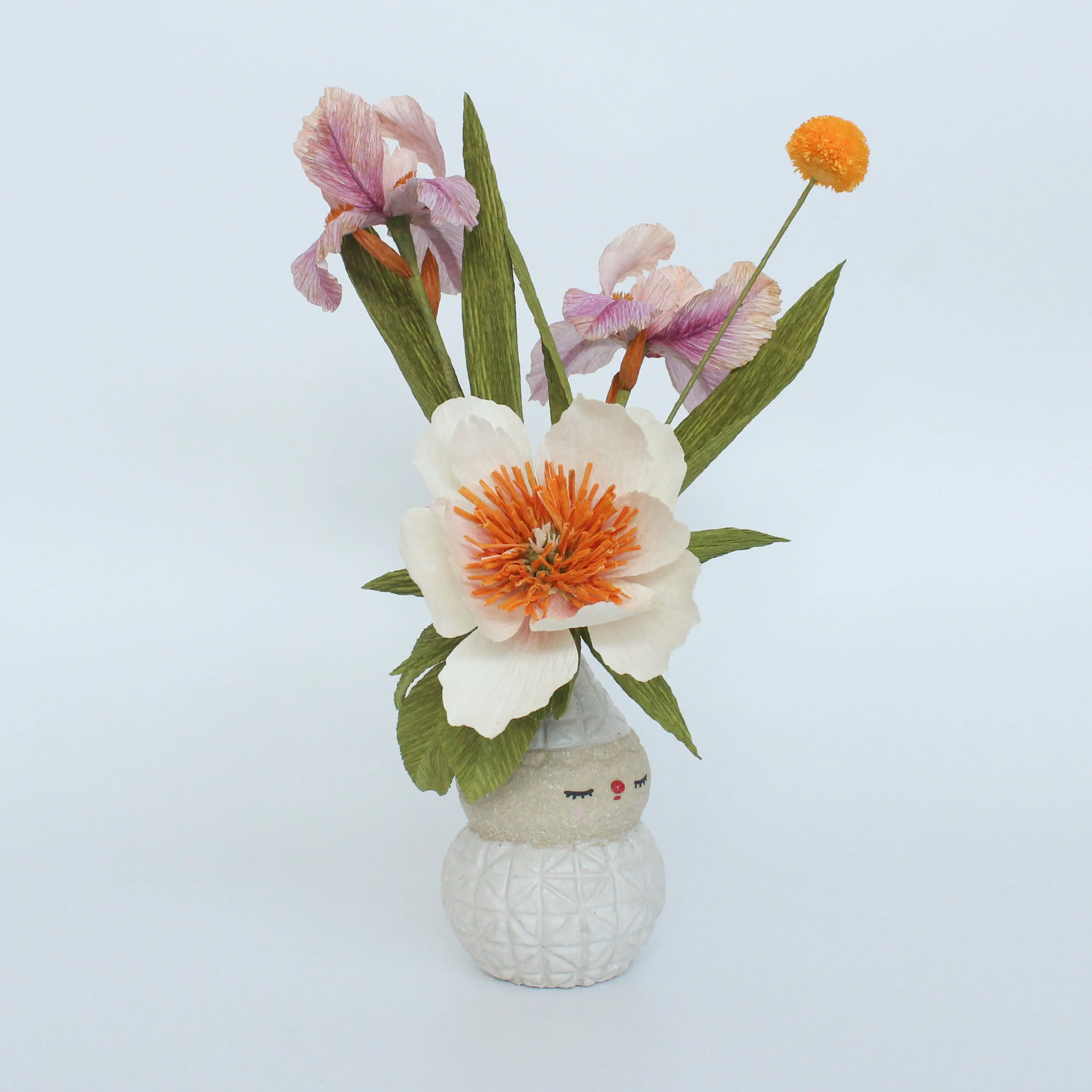 Crystal Pierrot   Paper Flowers