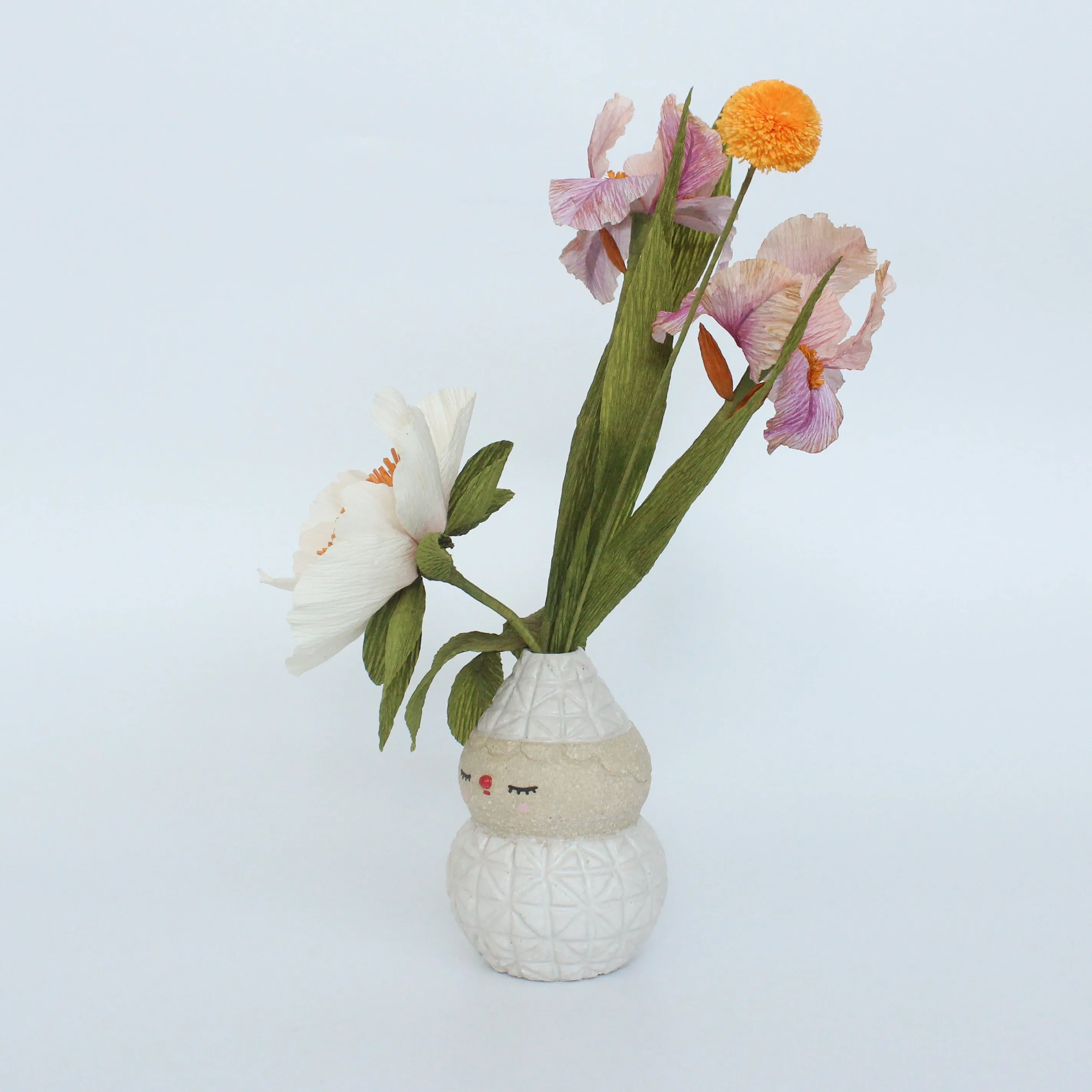 Crystal Pierrot   Paper Flowers