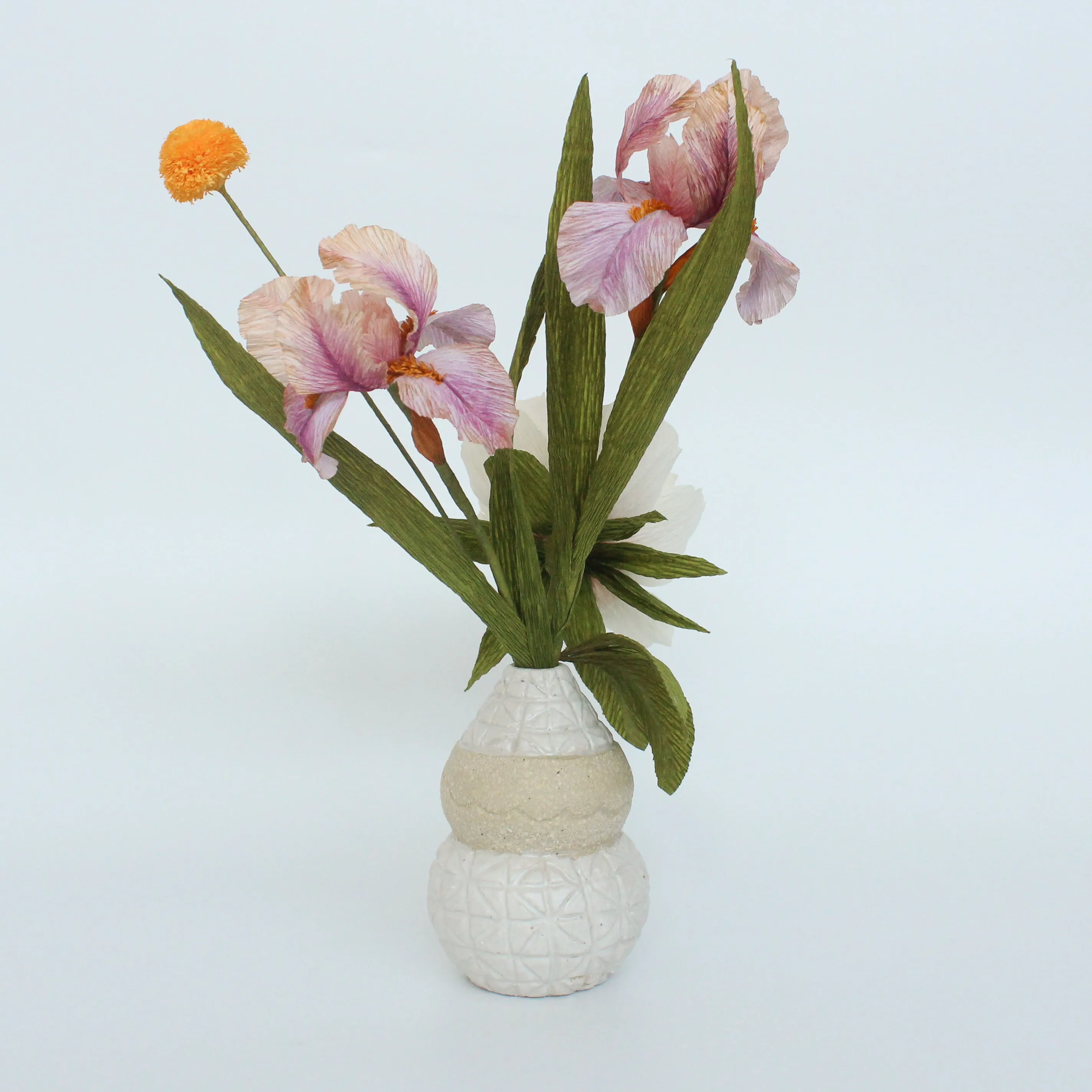 Crystal Pierrot   Paper Flowers