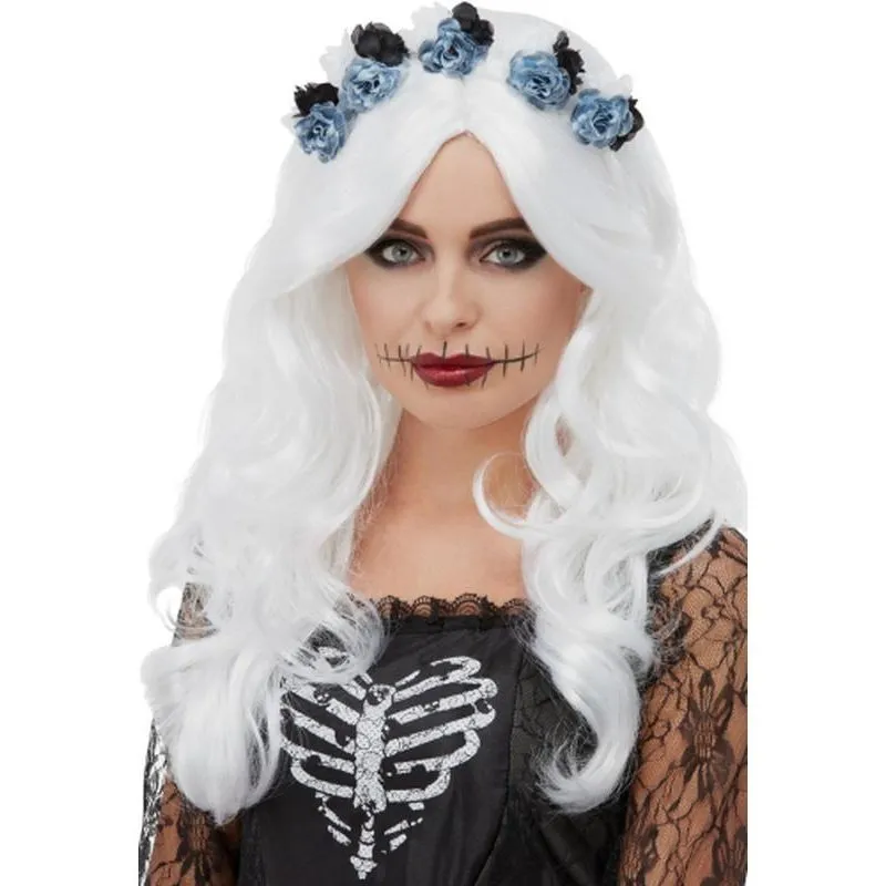 Day Of The Dead Wig, White