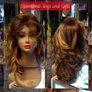 Dazzling Balayage 13x6 HD Lace 2 $99 100% Human Hair Lace Wig at Optimismic Wigs and Gifts West St Paul MN