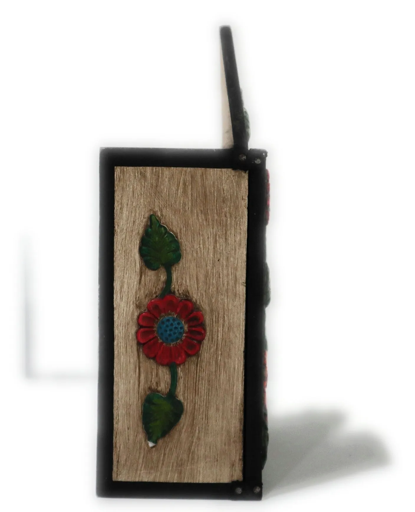 Diorama Retablo Wood Box. Regional Dance of The Andes. Peruvian Folk Art 7.5" Tall