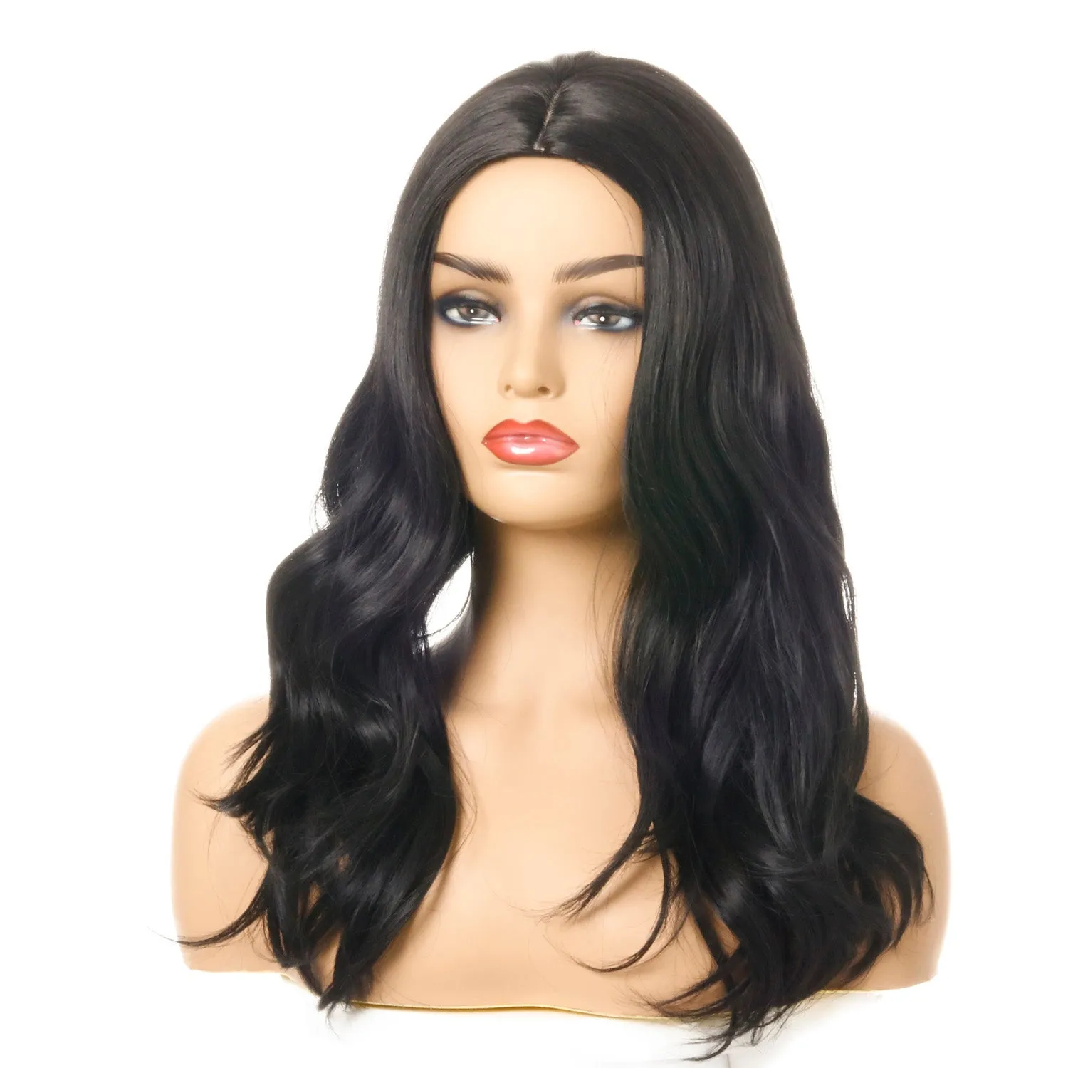 Drama | Black Long Wavy Synthetic Hair Wig