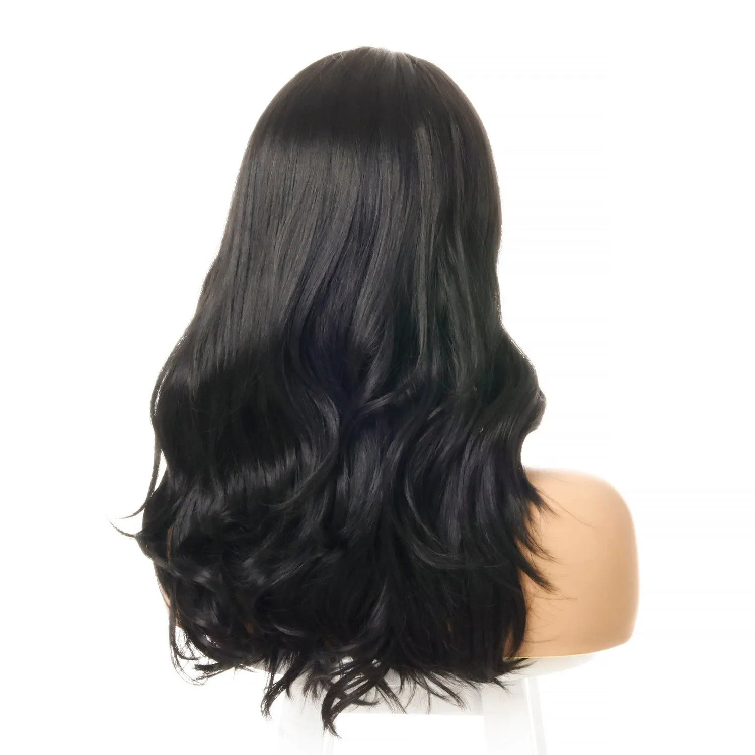 Drama | Black Long Wavy Synthetic Hair Wig