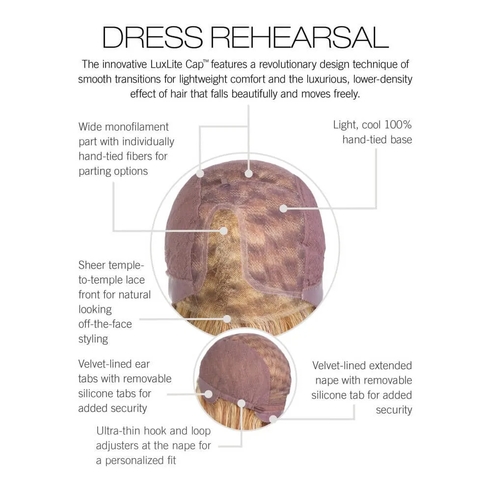 Dress Rehearsal by Raquel Welch (Hand Tied-Lace Front-Mono Top Wig)