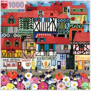 Eeboo Whimsical Village 1000PC