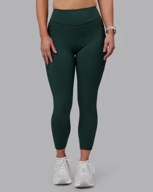 Elite 7/8 Length Leggings - Vital Green