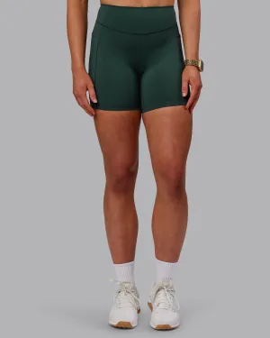 Elite Mid Short Leggings - Vital Green