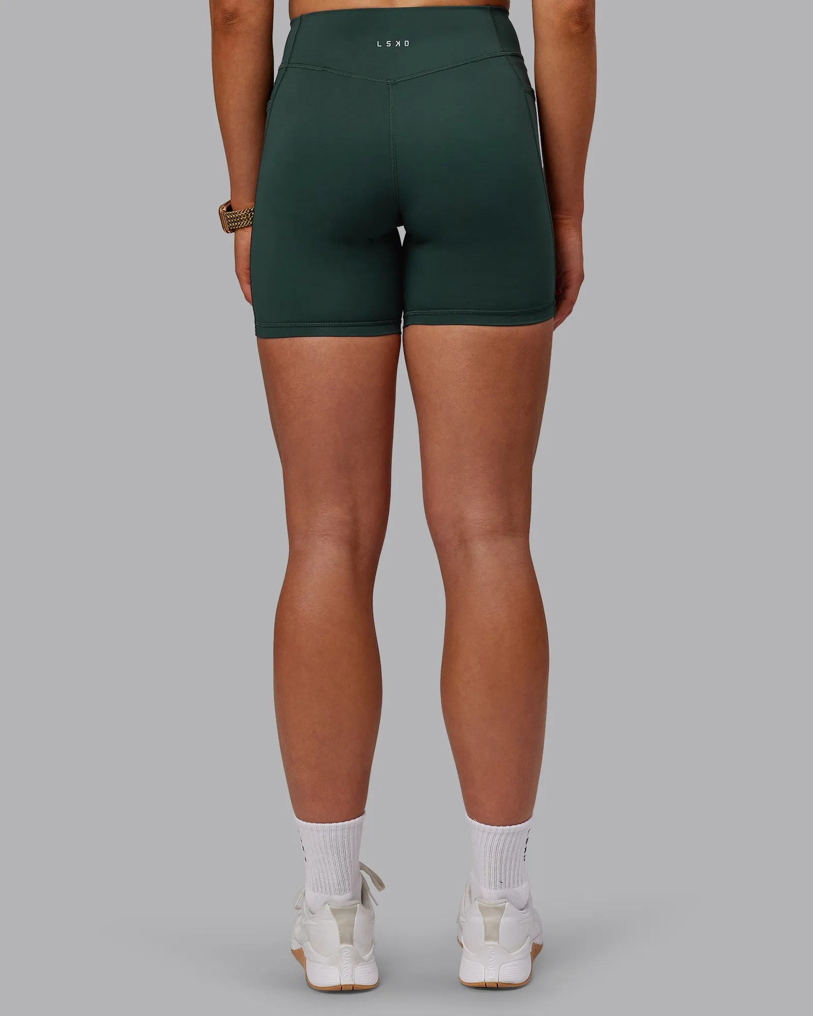 Elite Mid Short Leggings - Vital Green