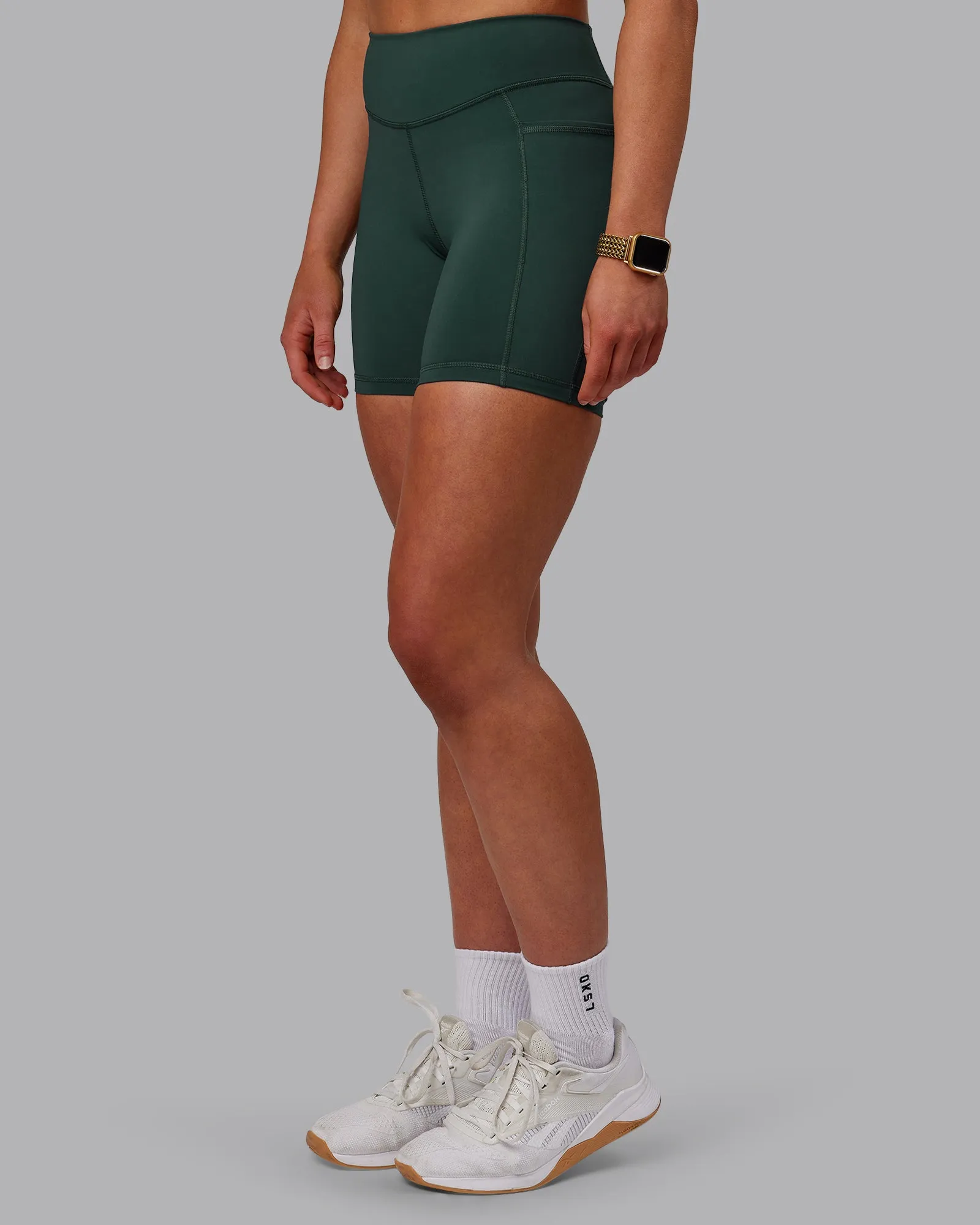 Elite Mid Short Leggings - Vital Green