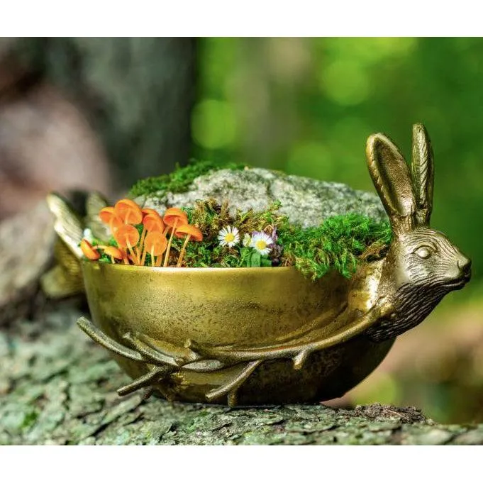 Eloise   Eric Metal Figurine Handle Bowl