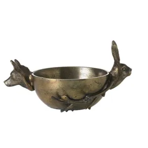 Eloise   Eric Metal Figurine Handle Bowl