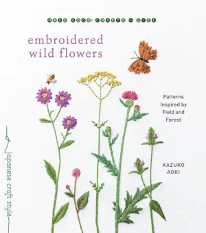 Embroidered Wild Flowers Patterns Inspired by Field and Forest