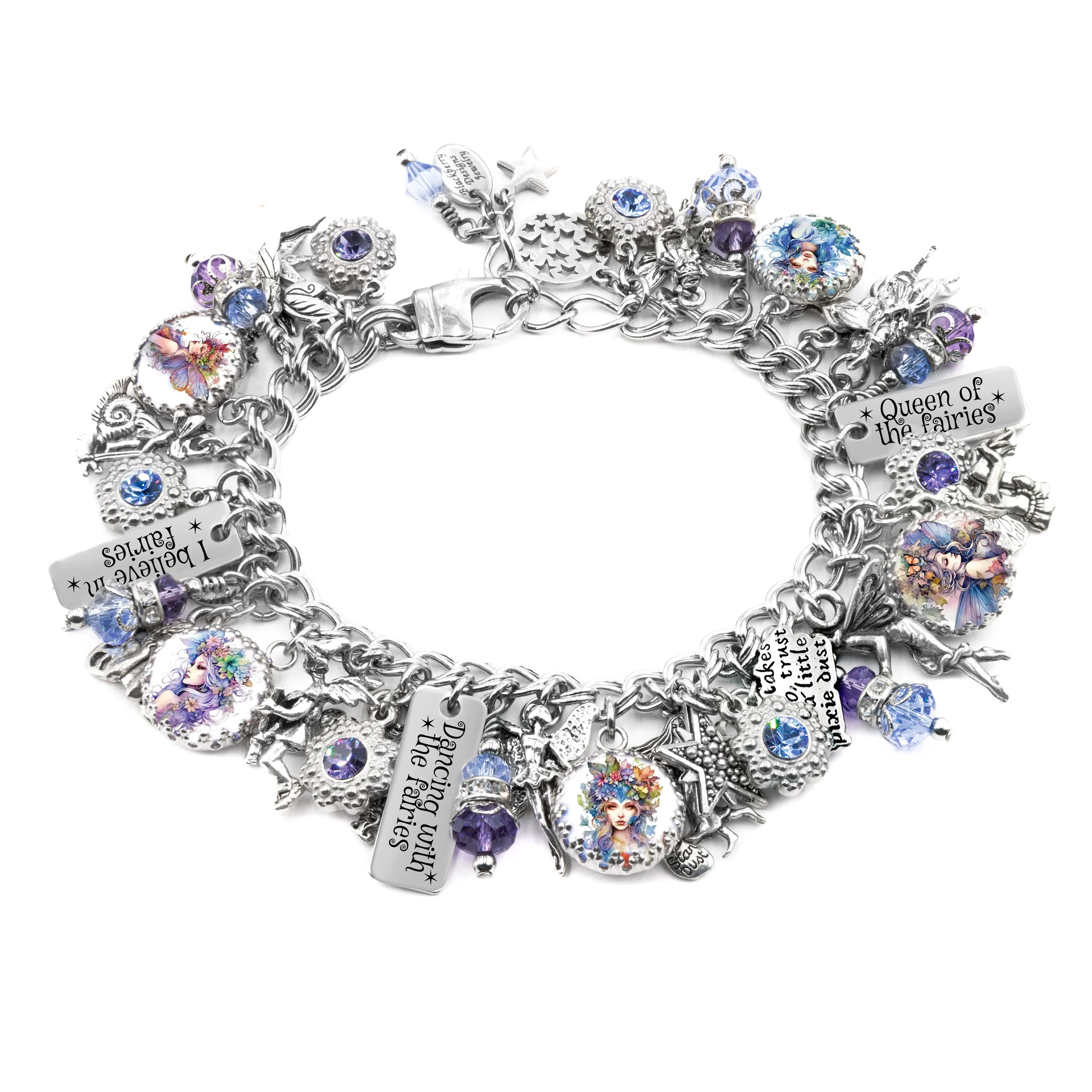 Fairy Charm Bracelet with Pixies
