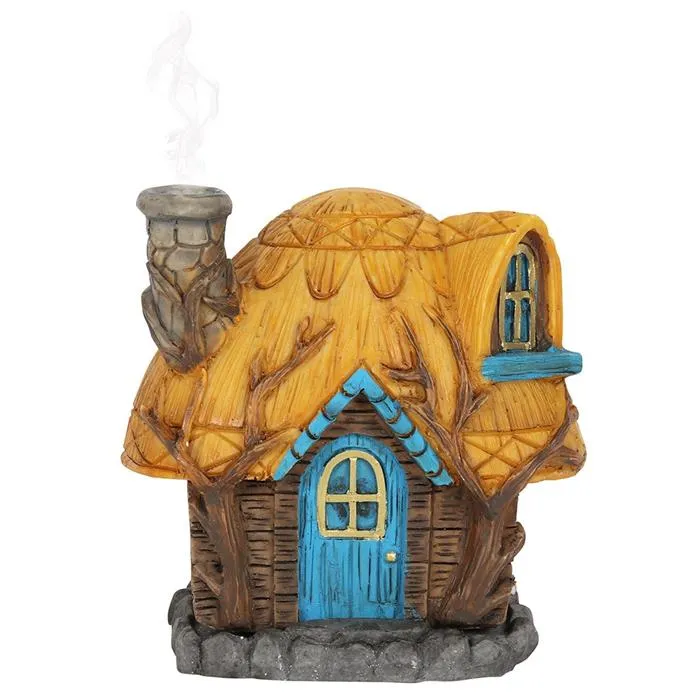 Fairy Cottage incense cone burner