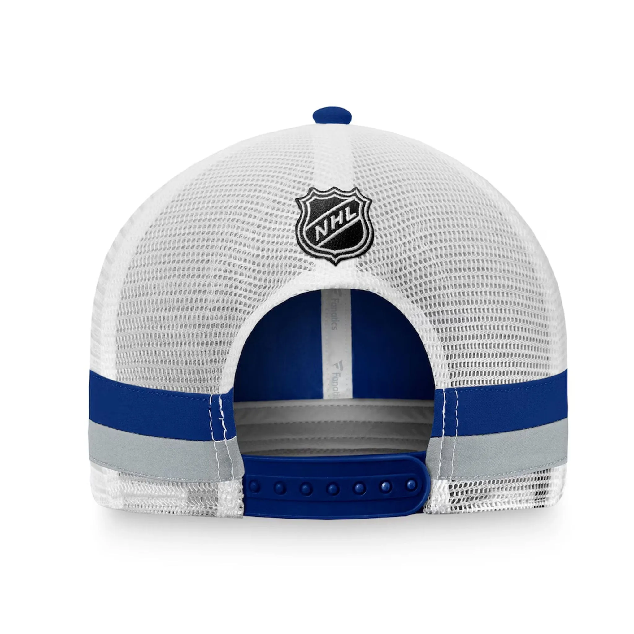 Fanatics Fundamental Structured Trucker w/Stripes Hat - Toronto Maple Leafs