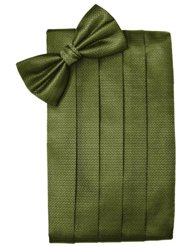Fern Herringbone Cummerbund