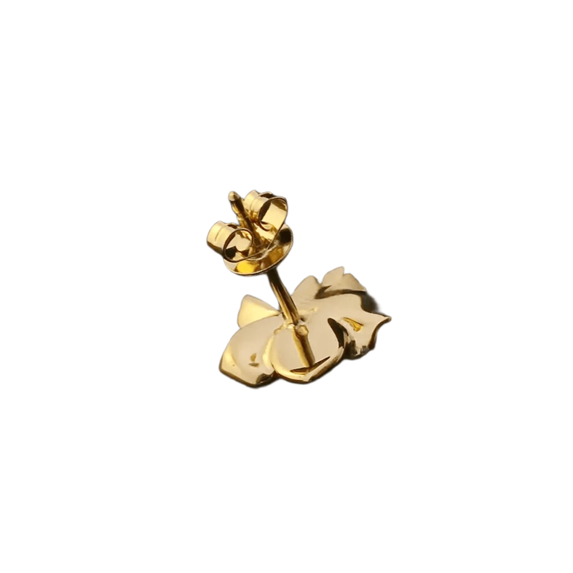 First Arrow's 18k Gold Flower M Pierced Earring