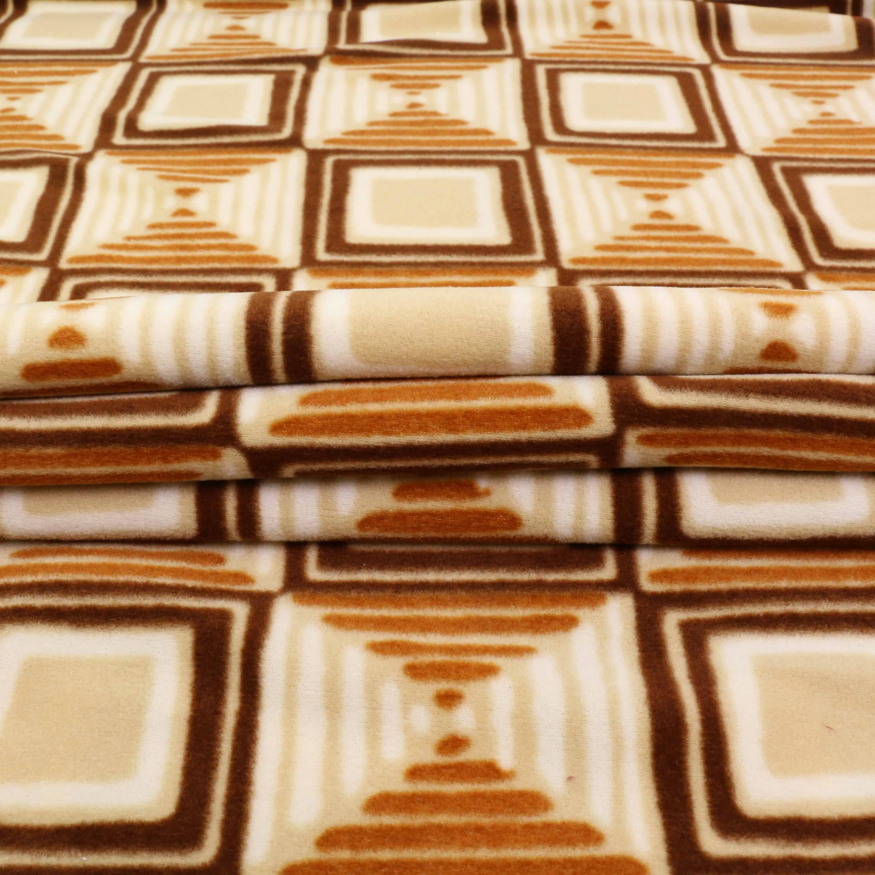 Fleece Fabric - Beige, beige