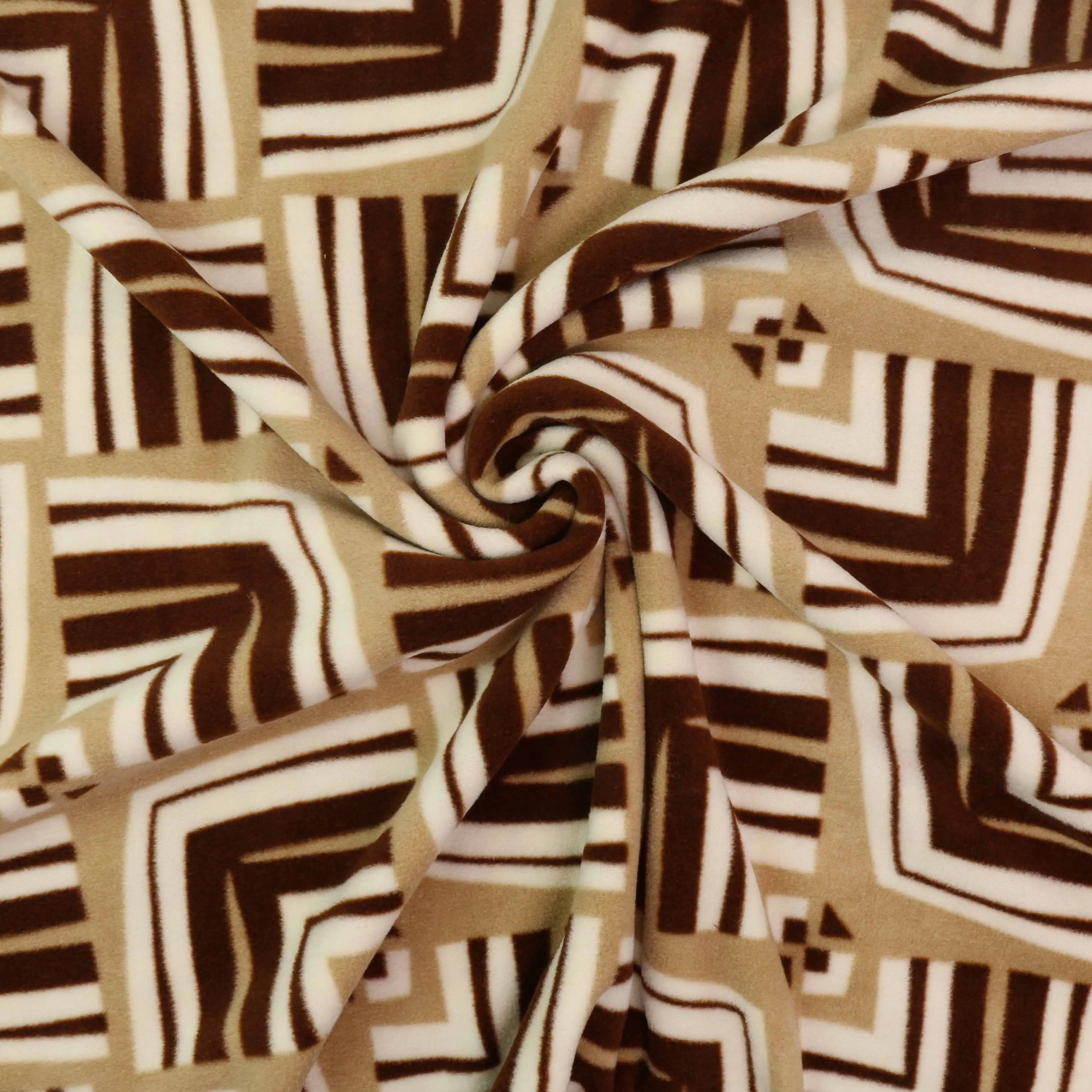 Fleece Fabric - Beige, beige