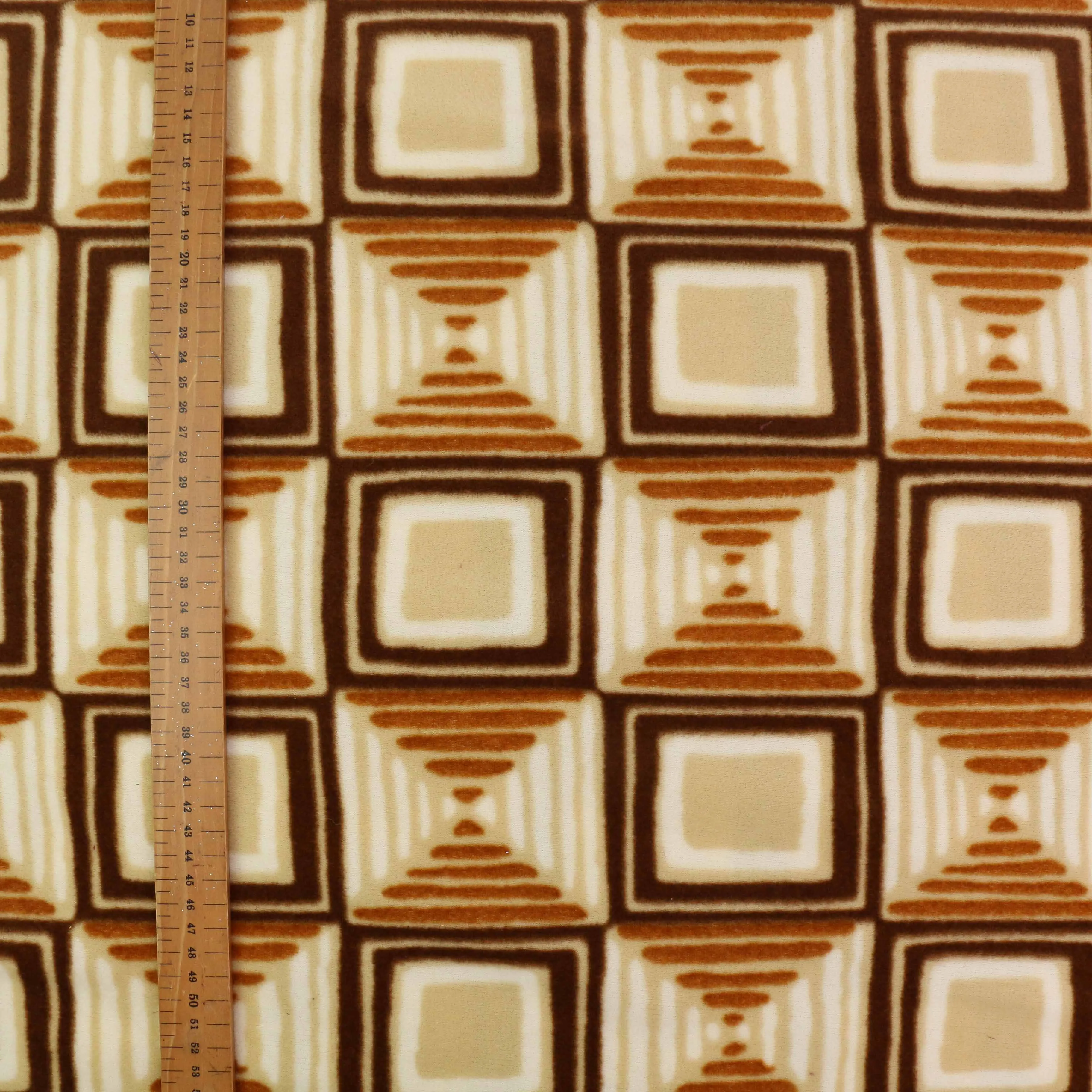 Fleece Fabric - Beige, beige
