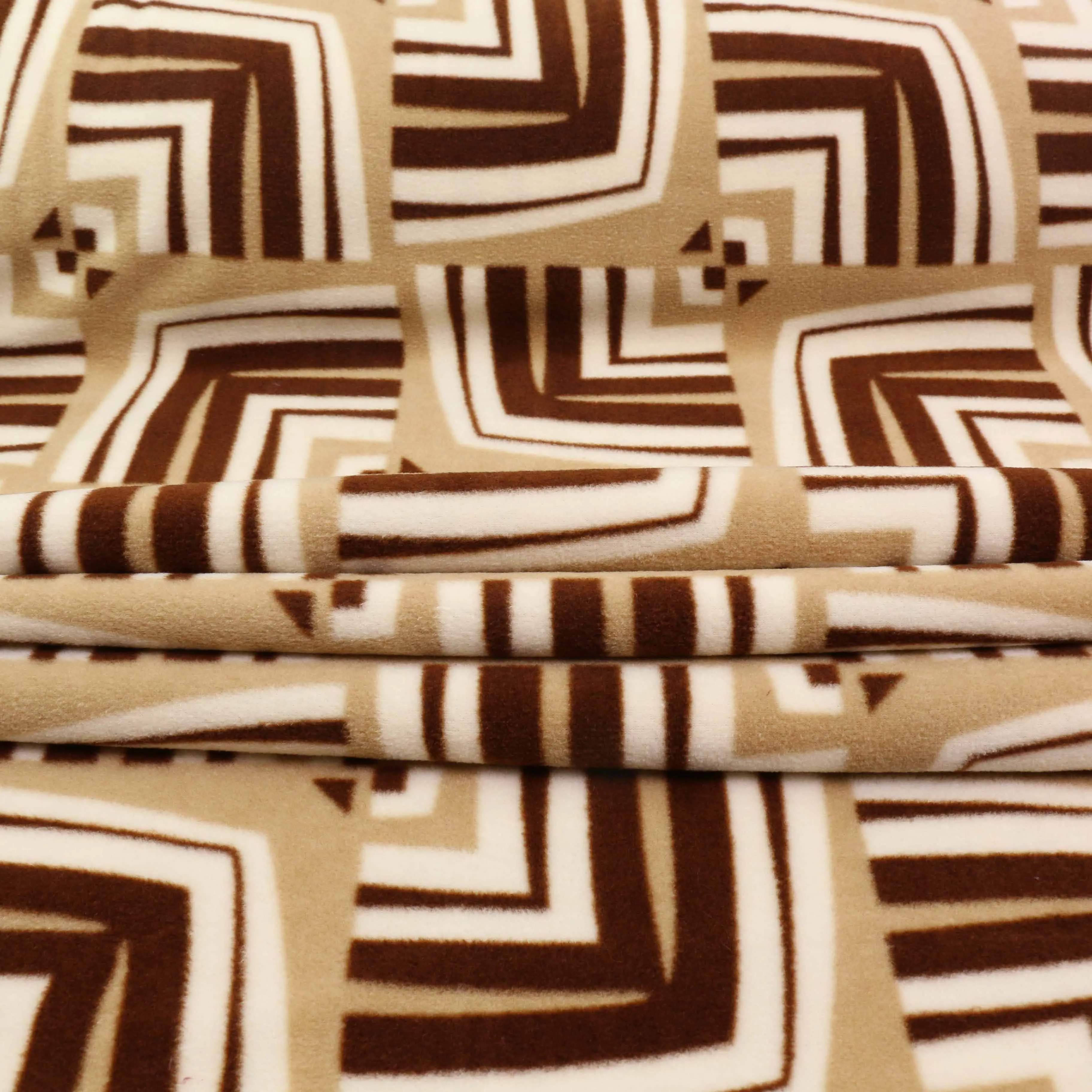 Fleece Fabric - Beige, beige