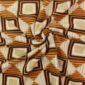 Fleece Fabric - Beige, beige