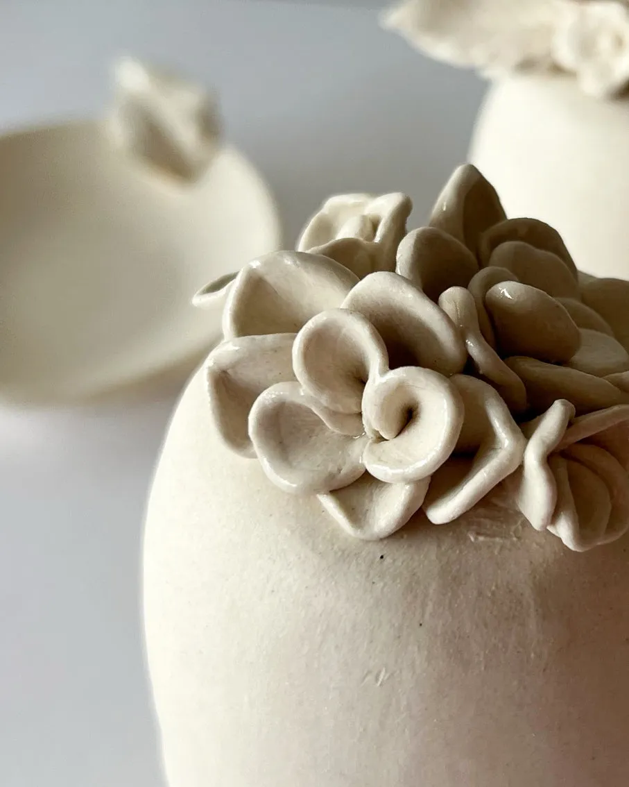 Floral Bouquet Canister