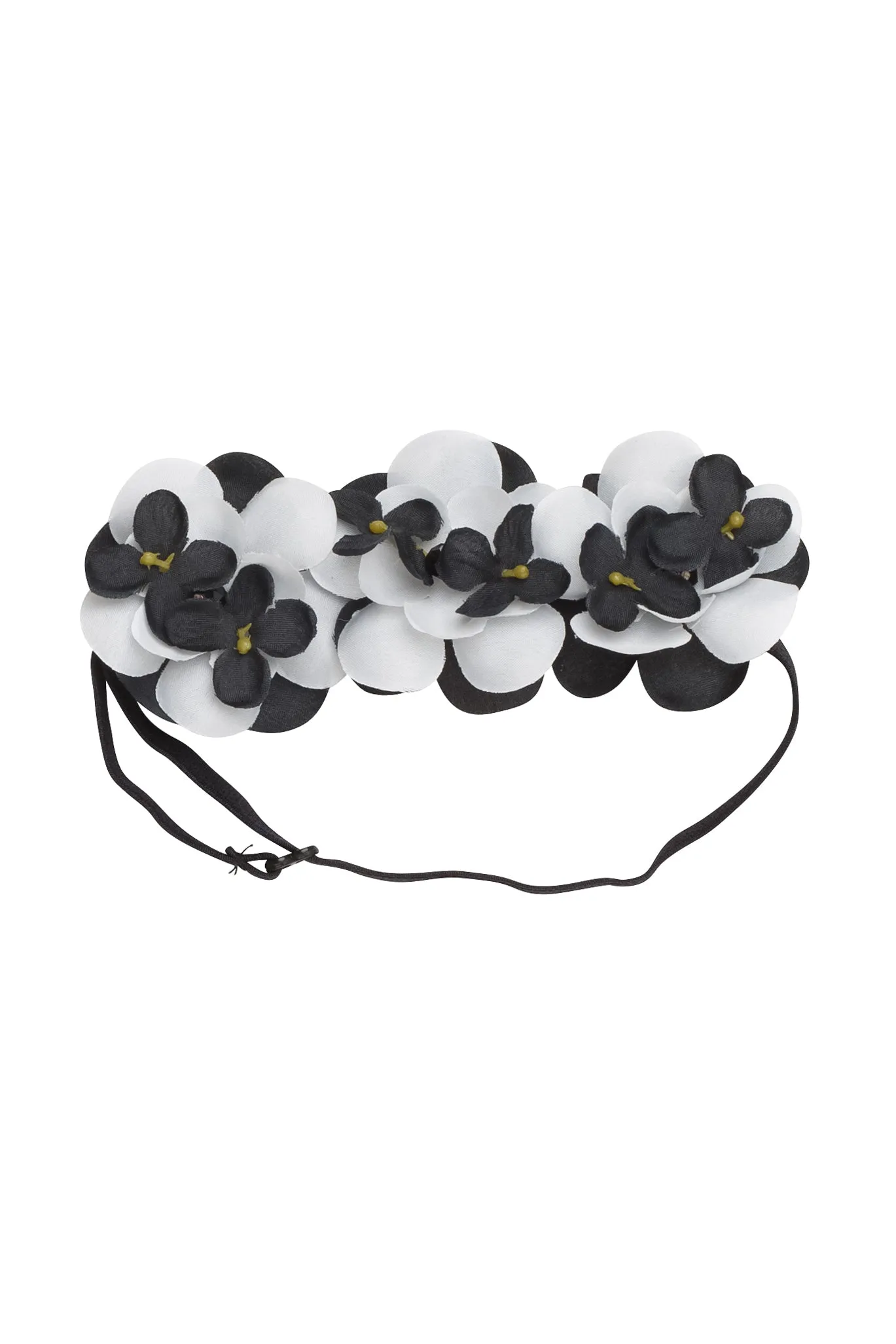 Floral Crown Baby - Black/White