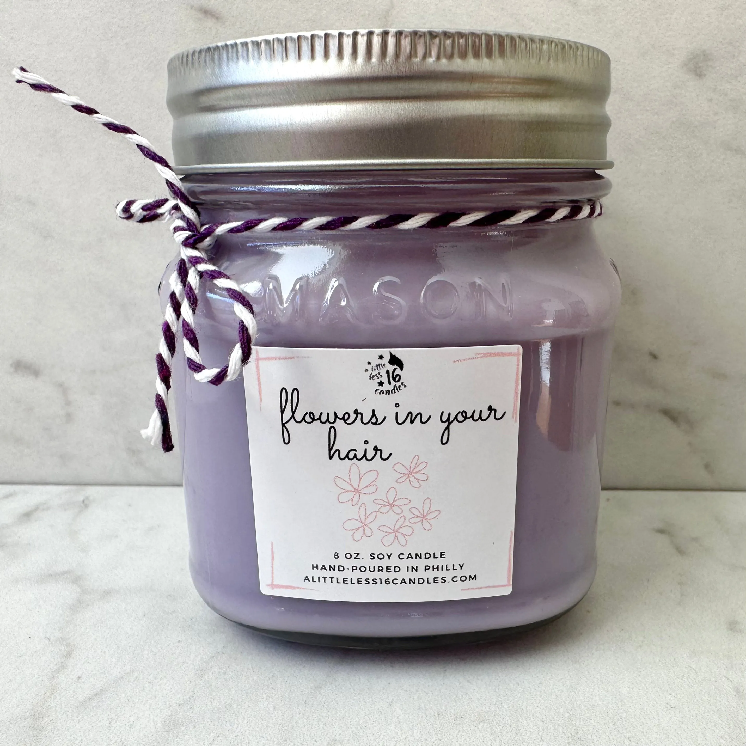 Flowers In Your Hair 8 oz. Soy Candle