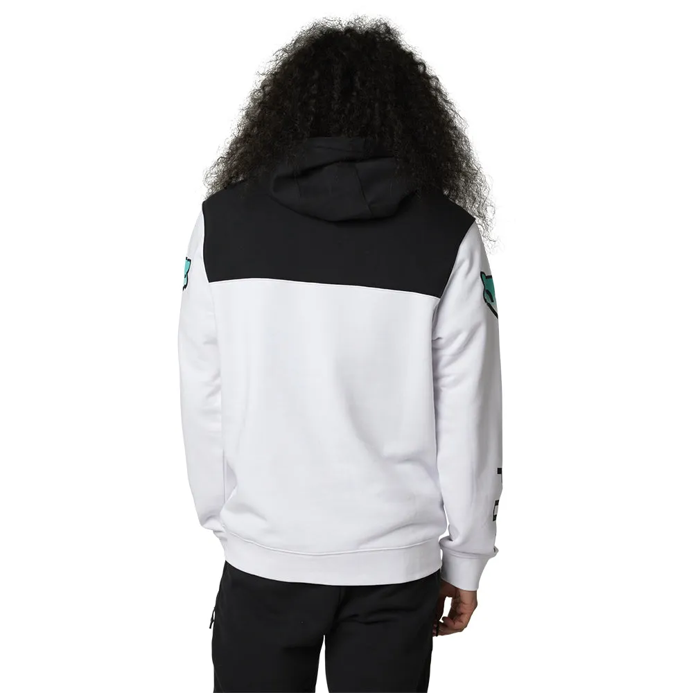 Fox Fgmnt Pullover Fleece Hoody [White]