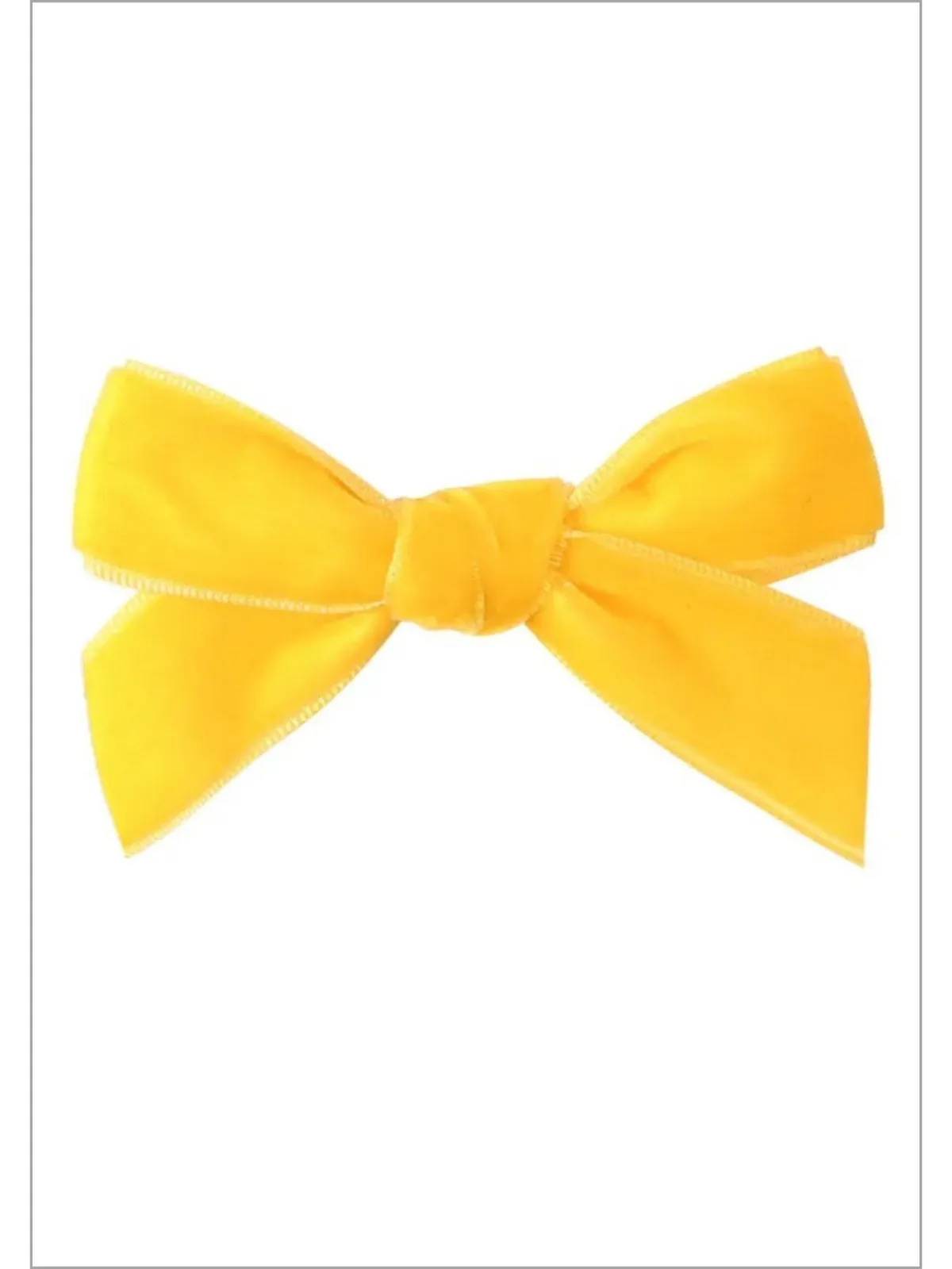Girls Vivacious Velvet 2 Piece Hair Bows Clips