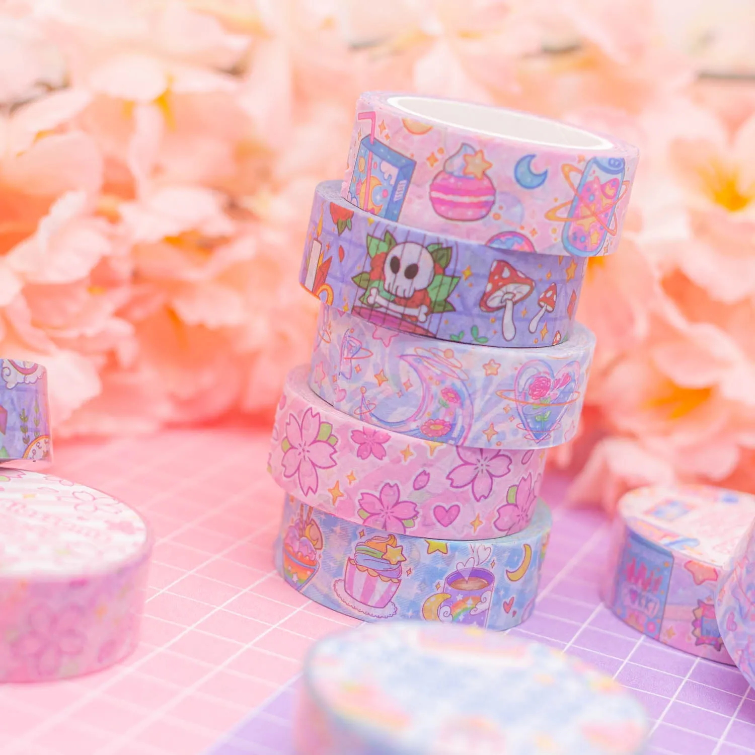 Glass Planets - washi tape