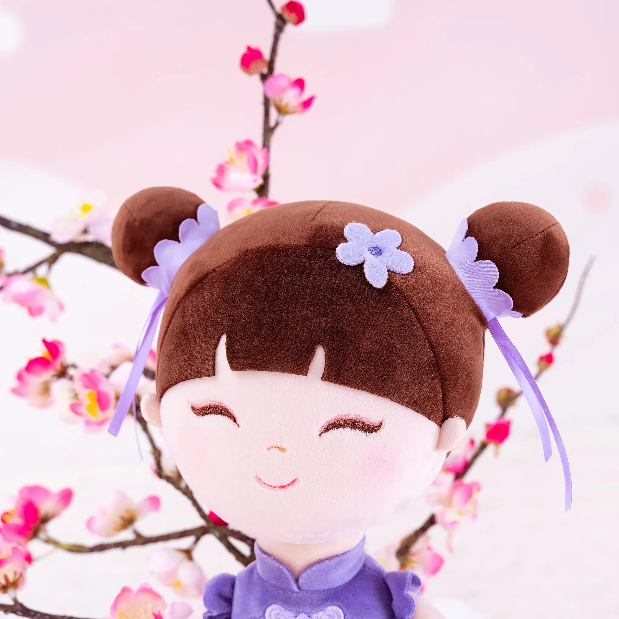 Gloveleya 16-inch Personalized Chinese Traditional Dolls Crape Myrtle