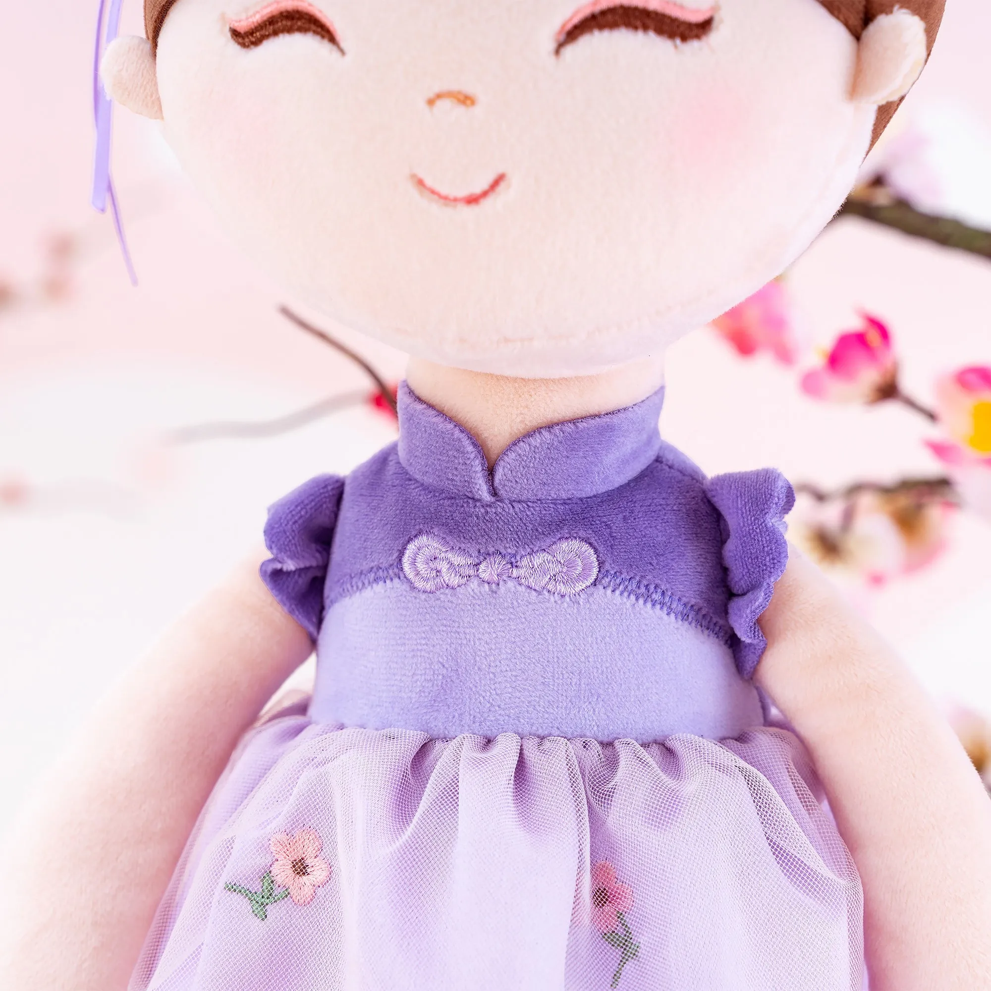 Gloveleya 16-inch Personalized Chinese Traditional Dolls Crape Myrtle