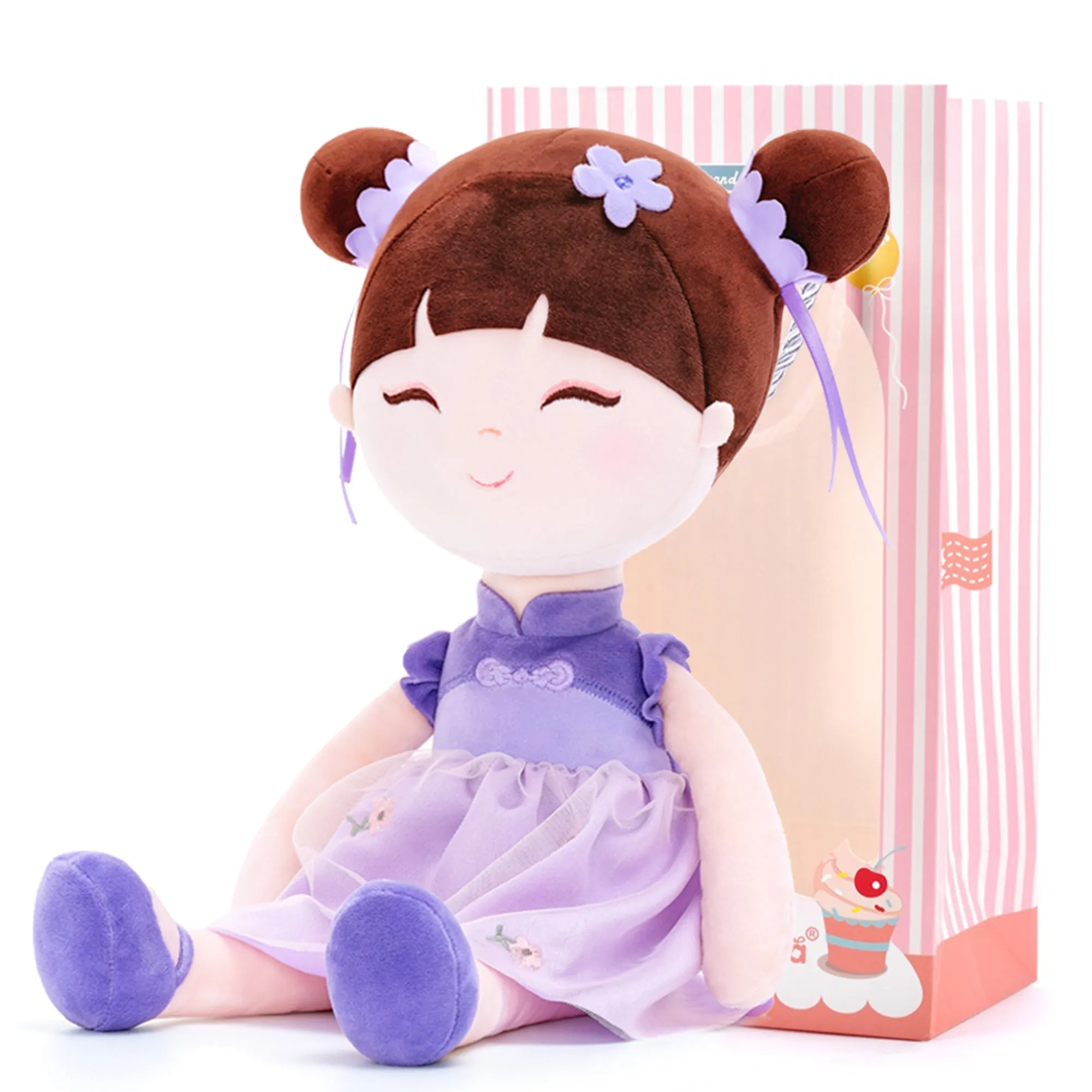 Gloveleya 16-inch Personalized Chinese Traditional Dolls Crape Myrtle