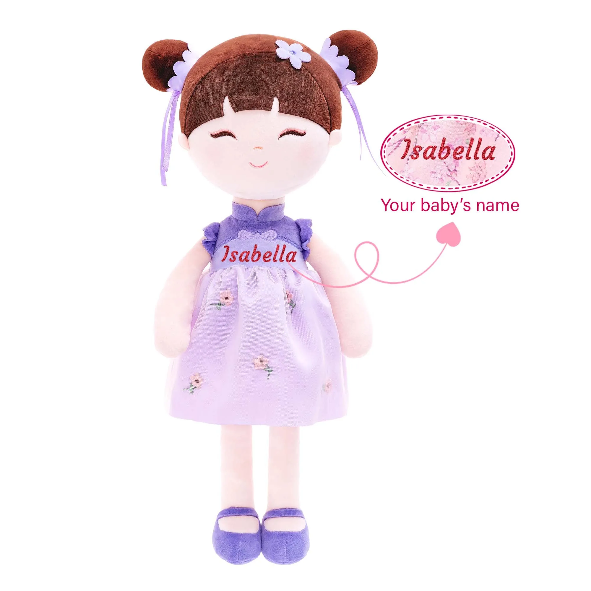 Gloveleya 16-inch Personalized Chinese Traditional Dolls Crape Myrtle