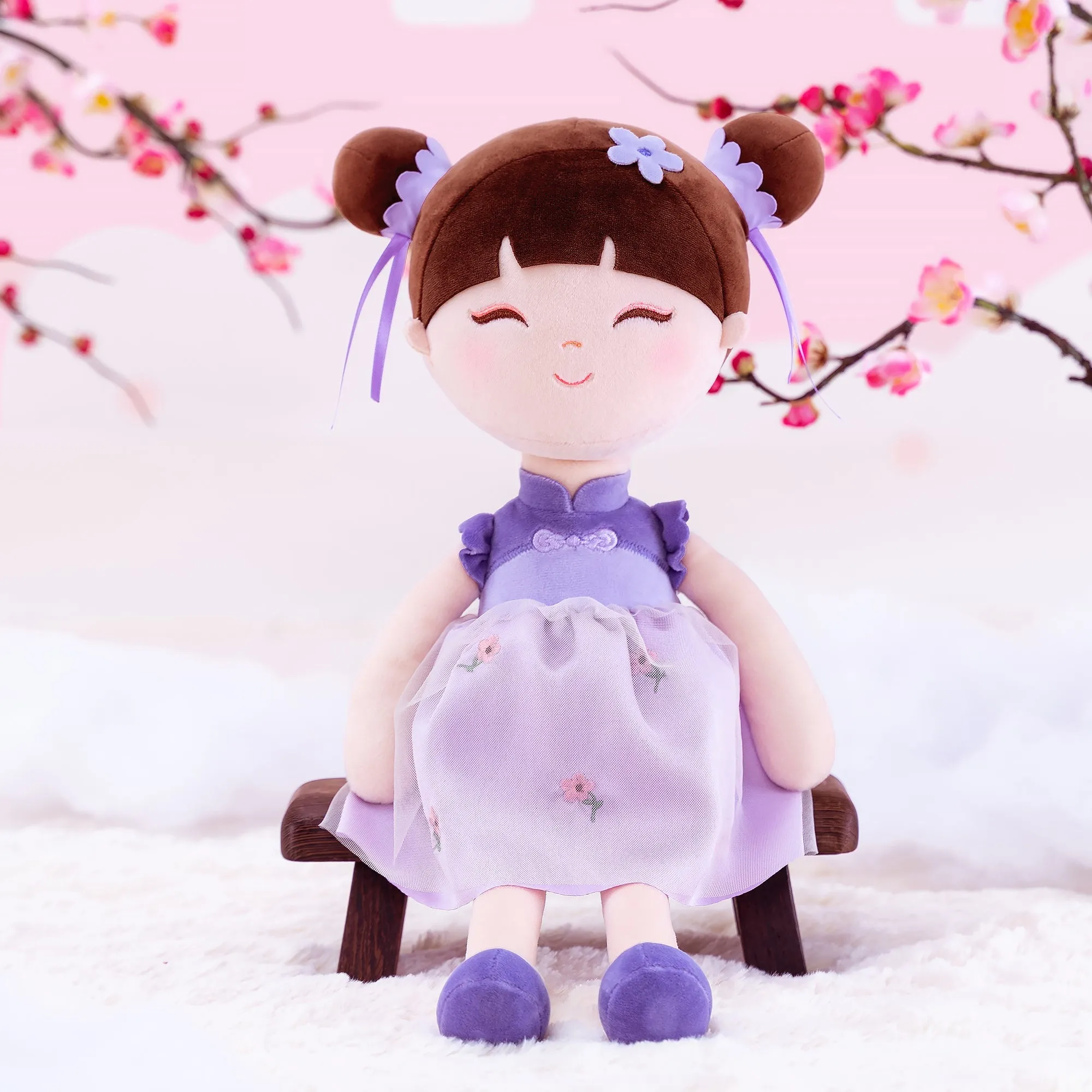 Gloveleya 16-inch Personalized Chinese Traditional Dolls Crape Myrtle