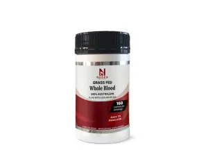 Grass Fed Whole Blood Capsules - 160 capsules
