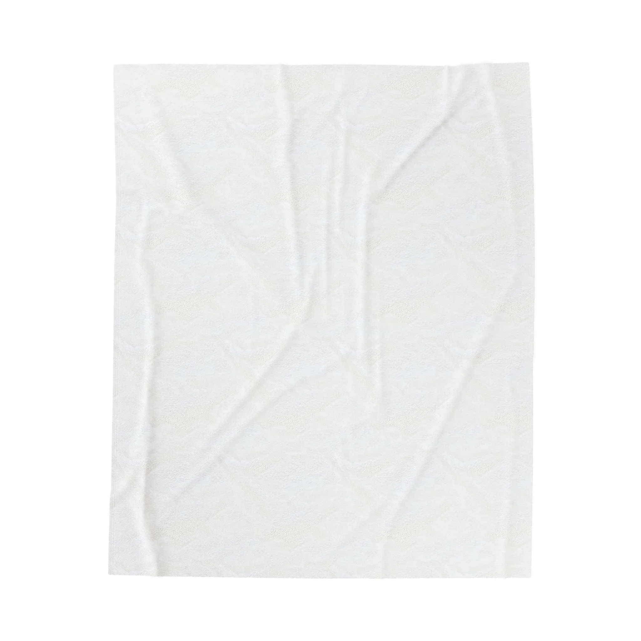 Gray Owl Velveteen Plush Blanket with Compass and Leaves