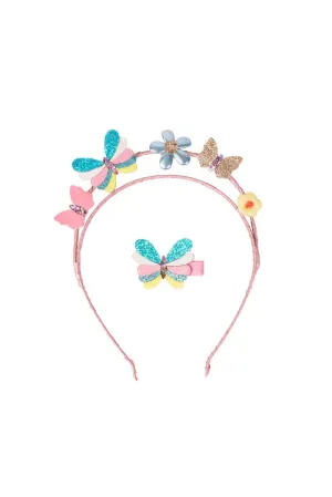 Great Pretenders - Butterflies for Days Headband & Clip