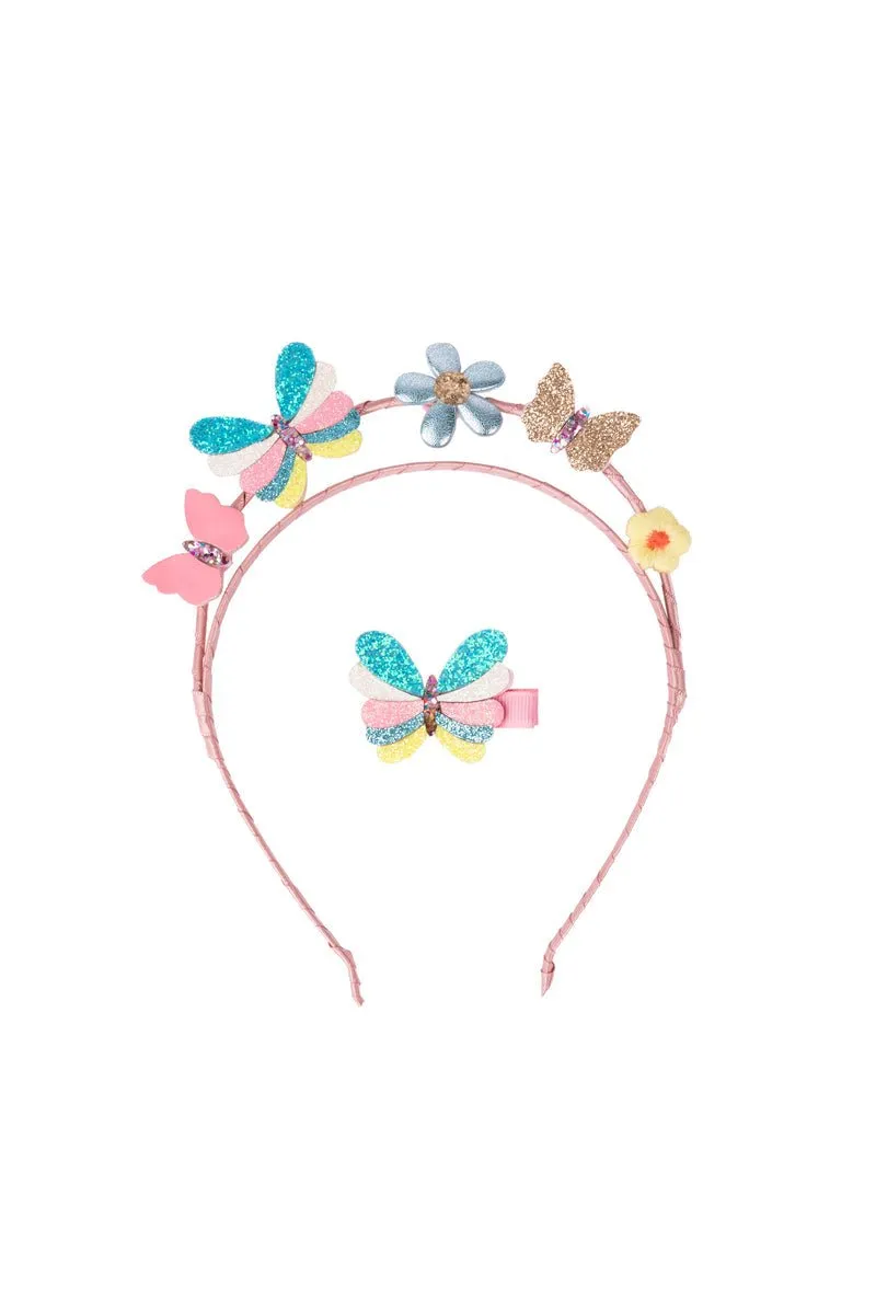 Great Pretenders - Butterflies for Days Headband & Clip