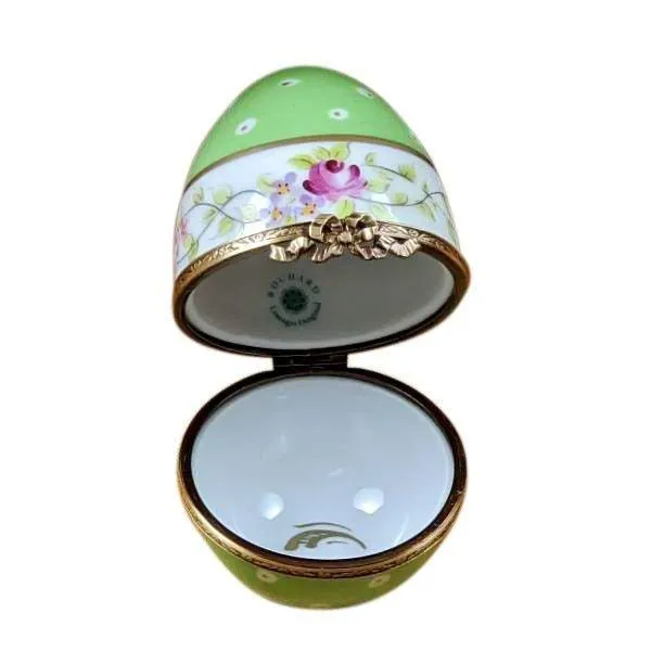 Green Egg with Flowers