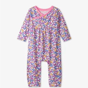 Hatley Kaleidoscope Butterflies Romper - Size 12-18 Months