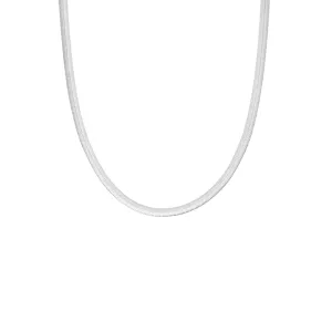 HERRINGBONE NECKLACE SILVER