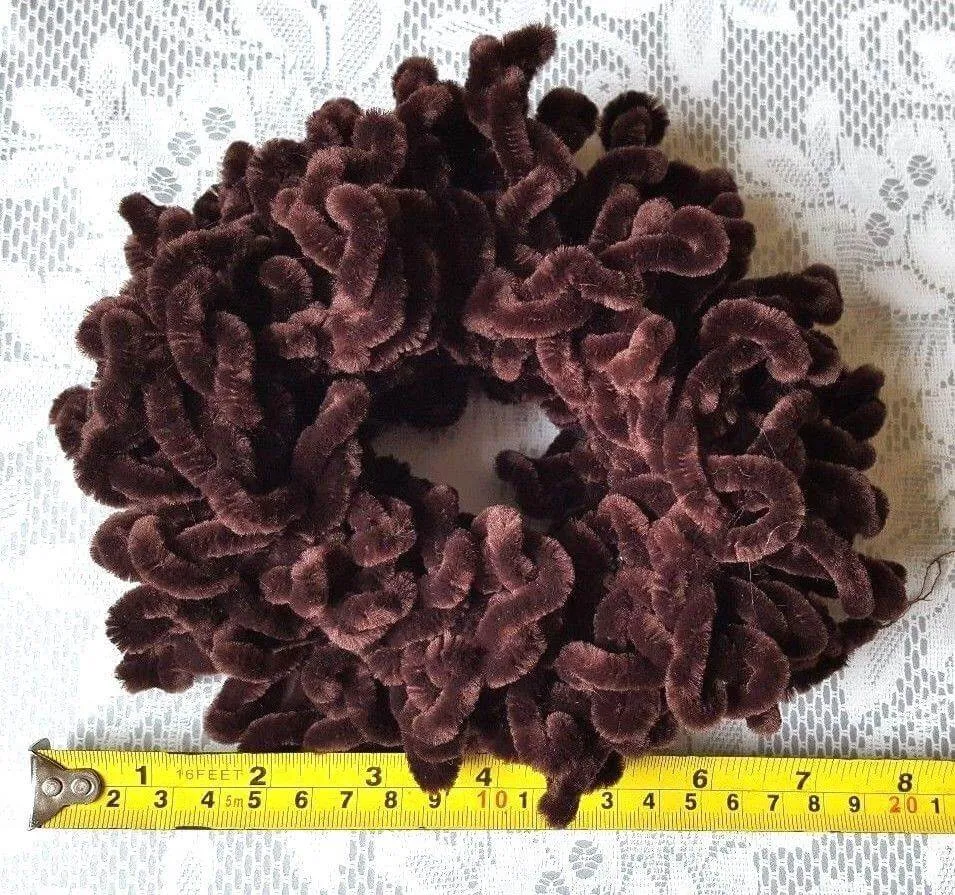 Hijab Khaleeji Volumizer Velvet Scrunchie Large Maxi Flower Hair Tie Bun Scarf