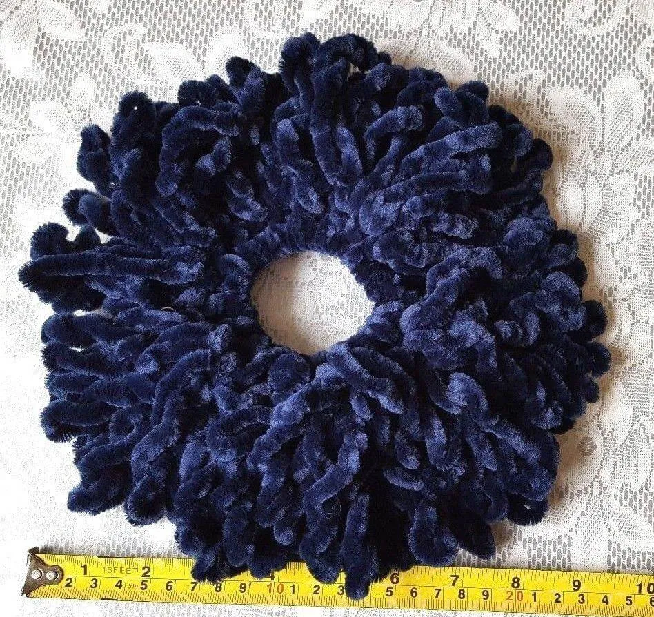 Hijab Khaleeji Volumizer Velvet Scrunchie Large Maxi Flower Hair Tie Bun Scarf