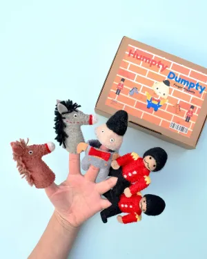 Humpty Dumpty Felt Finger Puppet Set